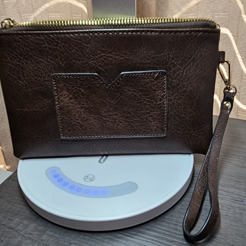 Brown Wristlet
